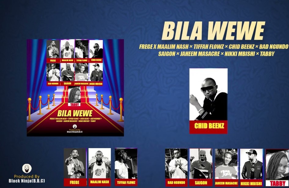 Audio Release | Frege X Nash MC X Tiffa flowz X Chid Beenz X Bad Ngundo X Saigon.. – Bila Wewe